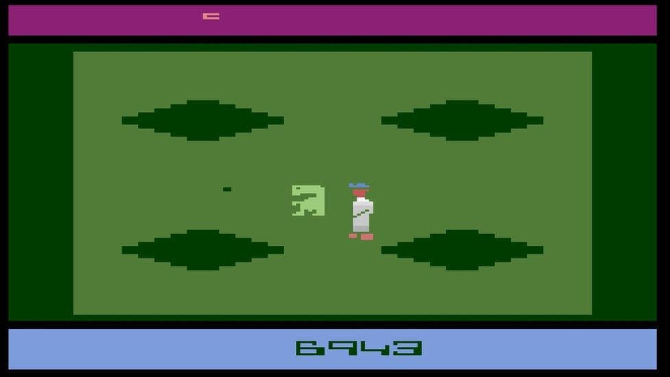 Gameplay E.T. de Atari