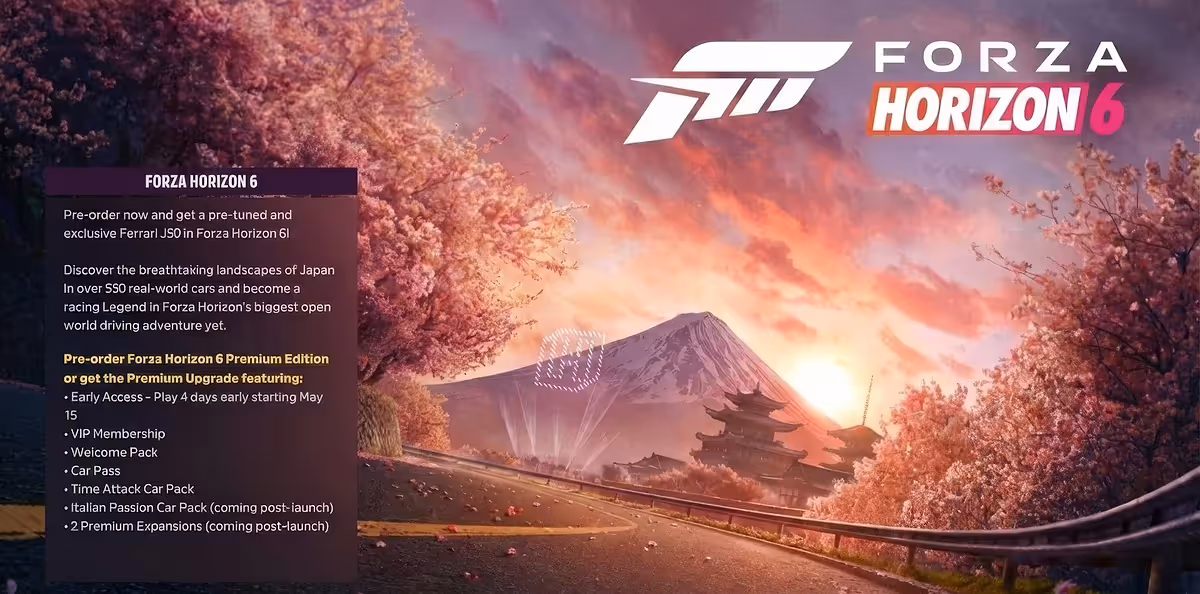 La filtración de Forza Horizon 6 amenaza el próximo juego de carreras de Xbox