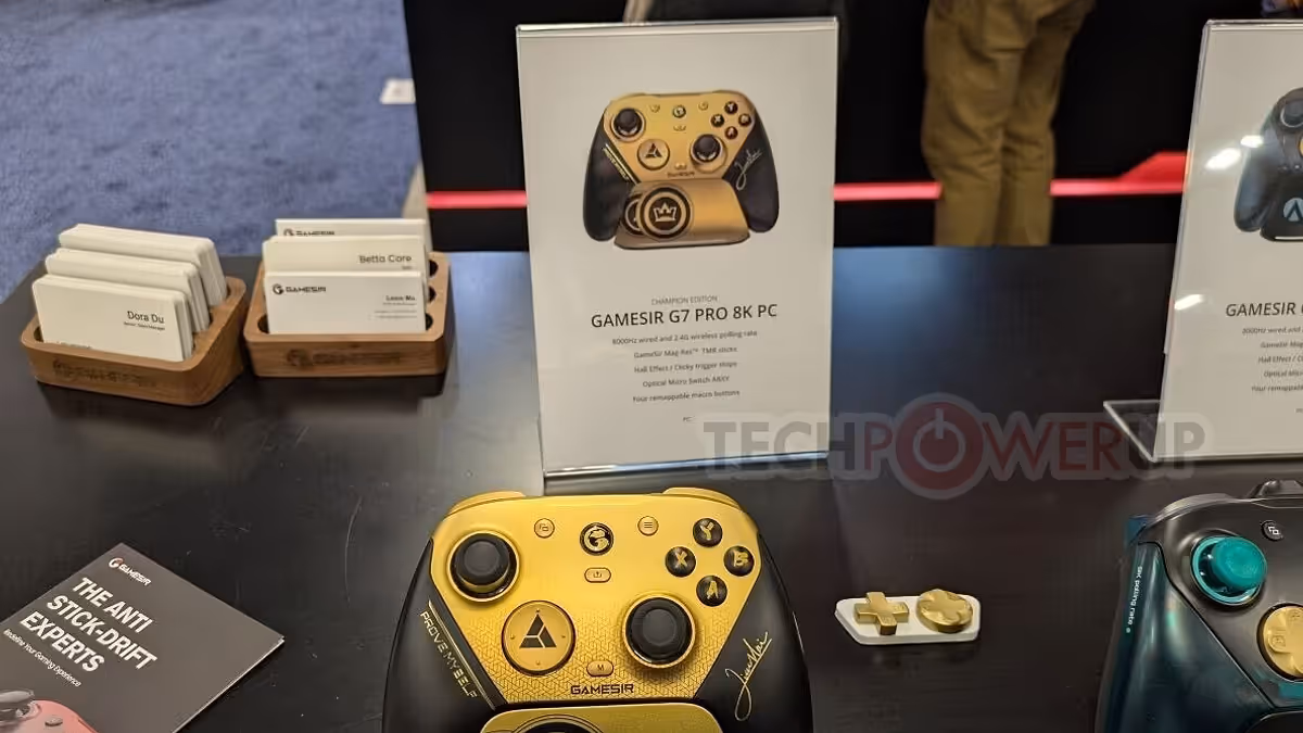 GameSir G7 Pro 8K PC Wireless Controller — 8000 Hz de polling rate para competencia extrema