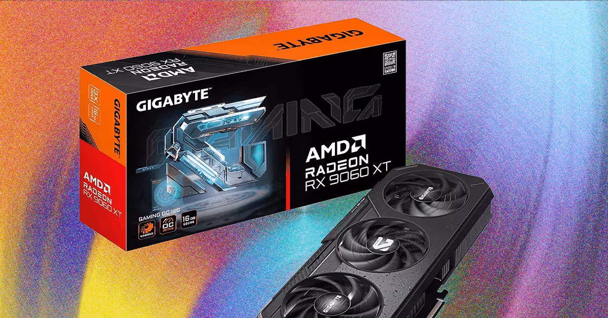GIGABYTE Radeon RX 9060 XT Gaming OC — 16GB baratos para 1440p high settings