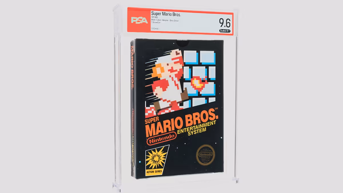 Super Mario Bros.: una copia se vende por 3 millones de dólares