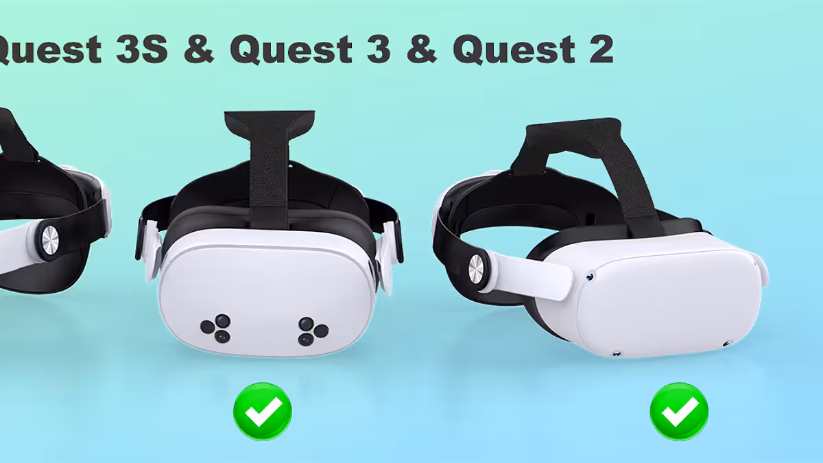 NinjajoyOX Head Strap para Meta Quest — Convierte cualquier Quest en un headset comodo
